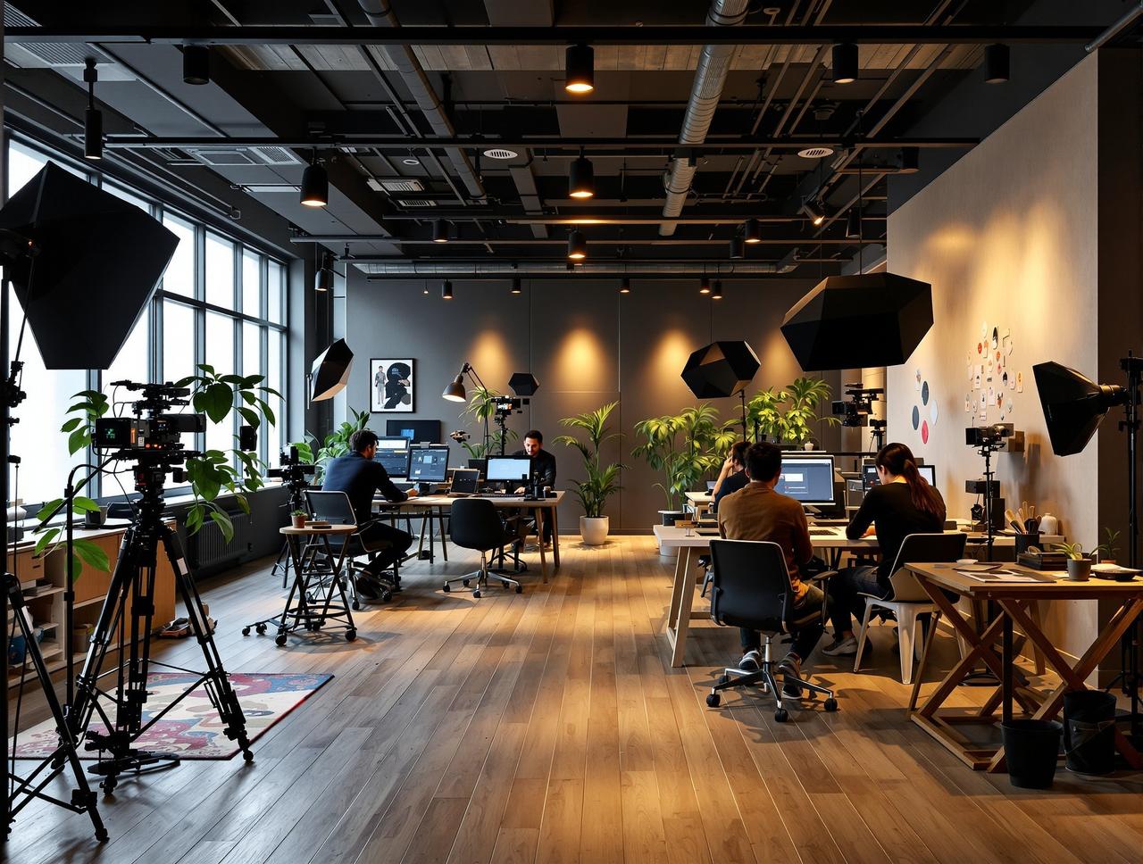 豆花视频传媒公司办公环境